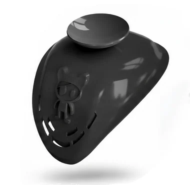 Dr. Patch silicone eye patch with the mascot embossed