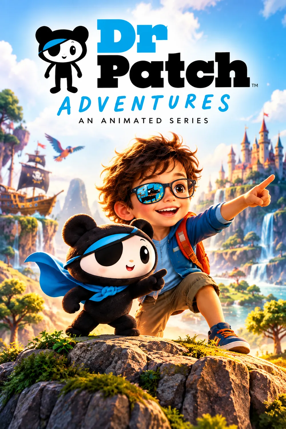 Dr Patch Adventures, an animated series poster