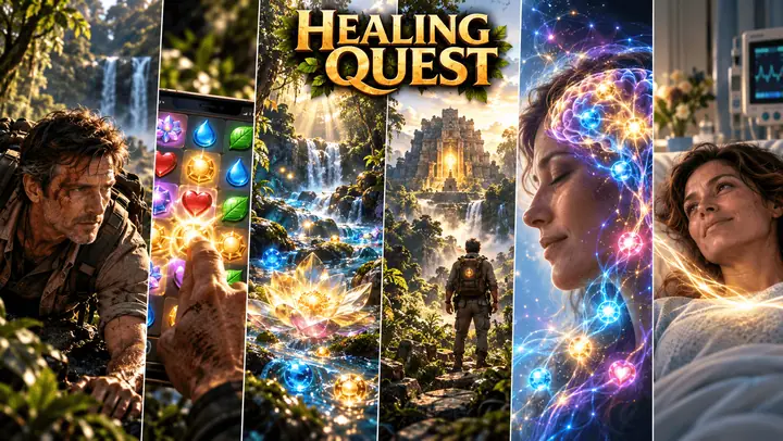Healing Quest, Key art · Mission Lumière