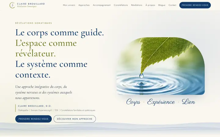 Ostéo Estrie, Website